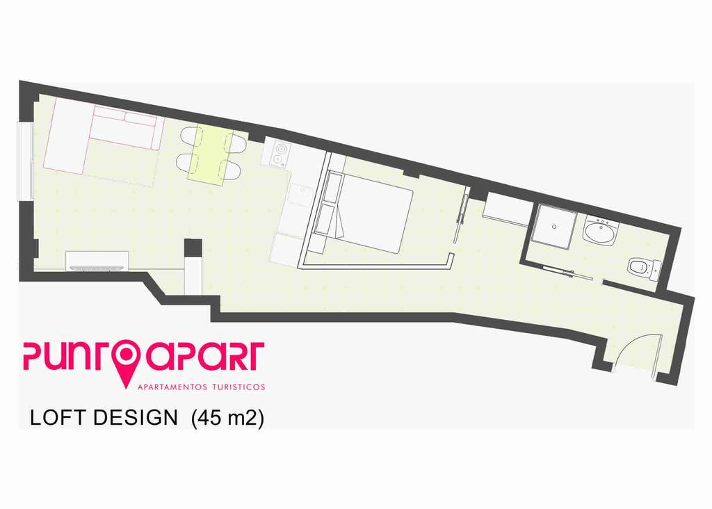 Apartamentos Puntoapart マラガ 部屋 写真