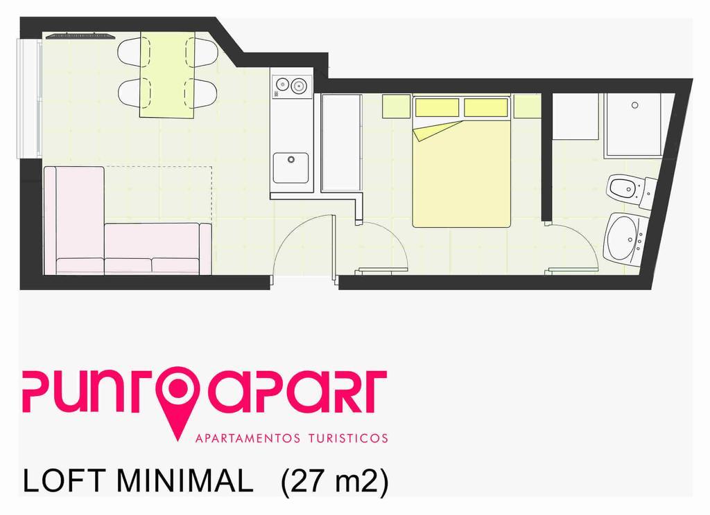 Apartamentos Puntoapart マラガ 部屋 写真